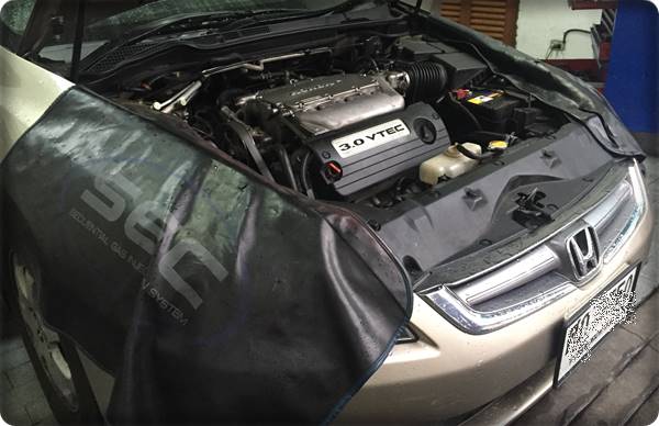 HONDA Accord V6 install gas lpg 4