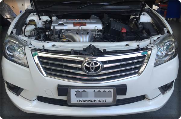 Toyota camry install gas lpg 1